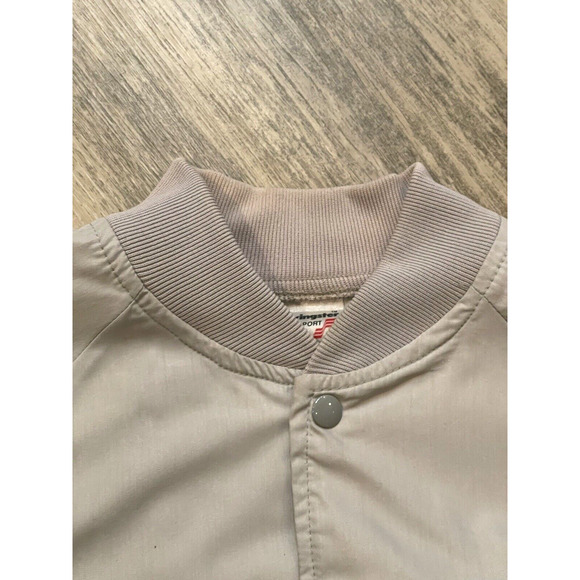 Vtg Michelin Swingster Jacket Khaki Tab Team Size Medium Made In USA Men's - Picture 4 of 9